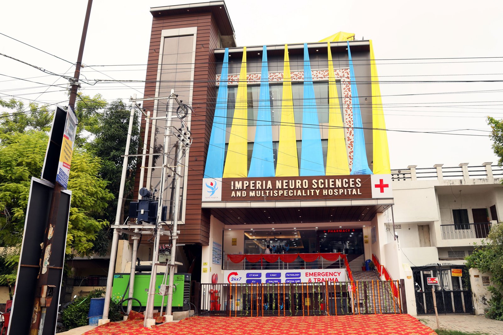 Exterior view of Imperia Hospital in Lucknow providing trusted hospital care and specialist treatment services