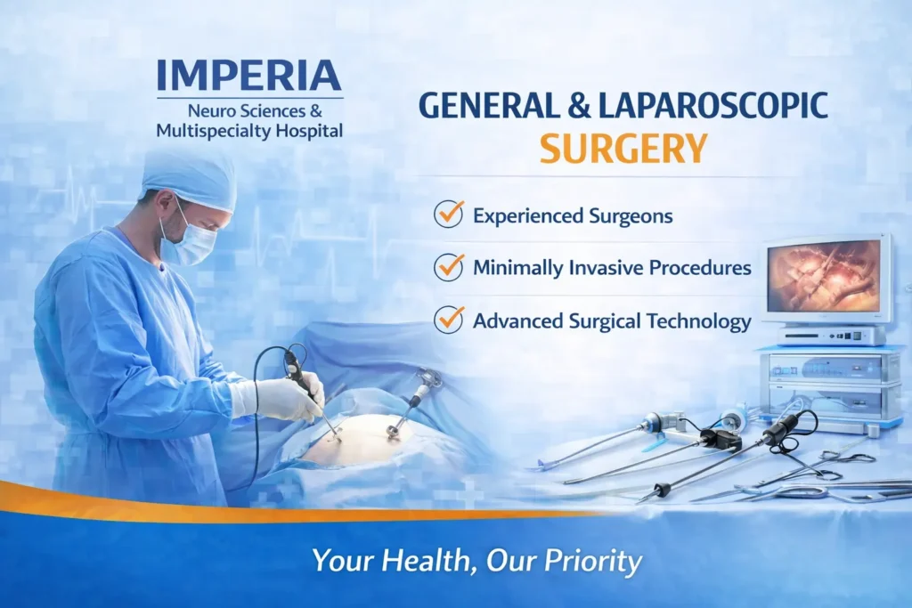 Laparoscopic surgery in Lucknow at Imperia Hospital for minimally invasive surgical treatment