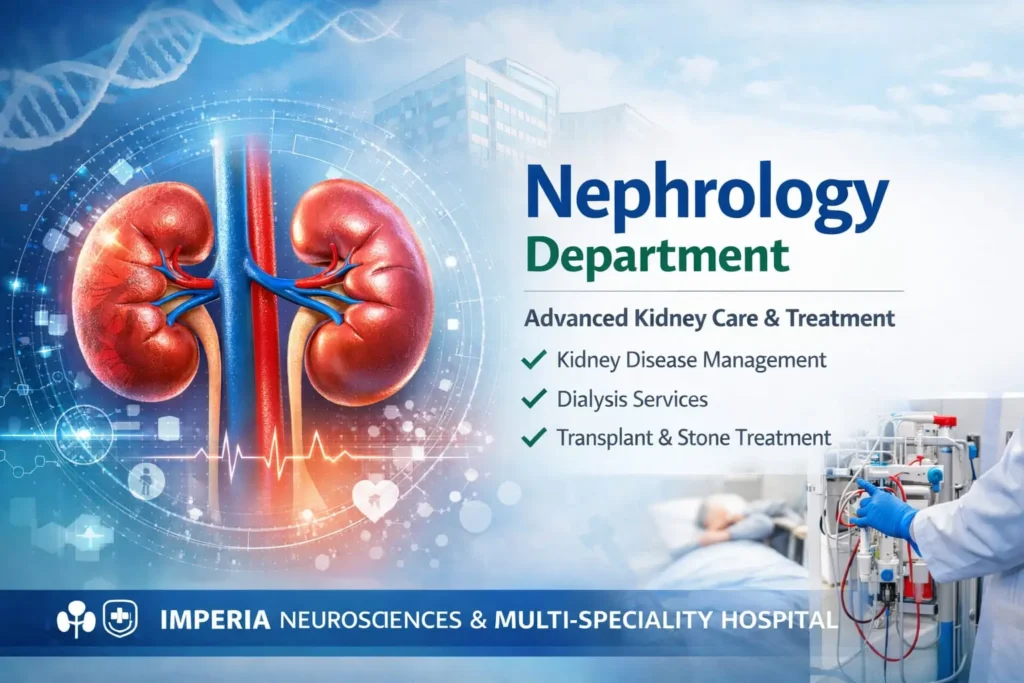Nephrology consultation in Lucknow at Imperia Hospital for kidney and renal care treatment