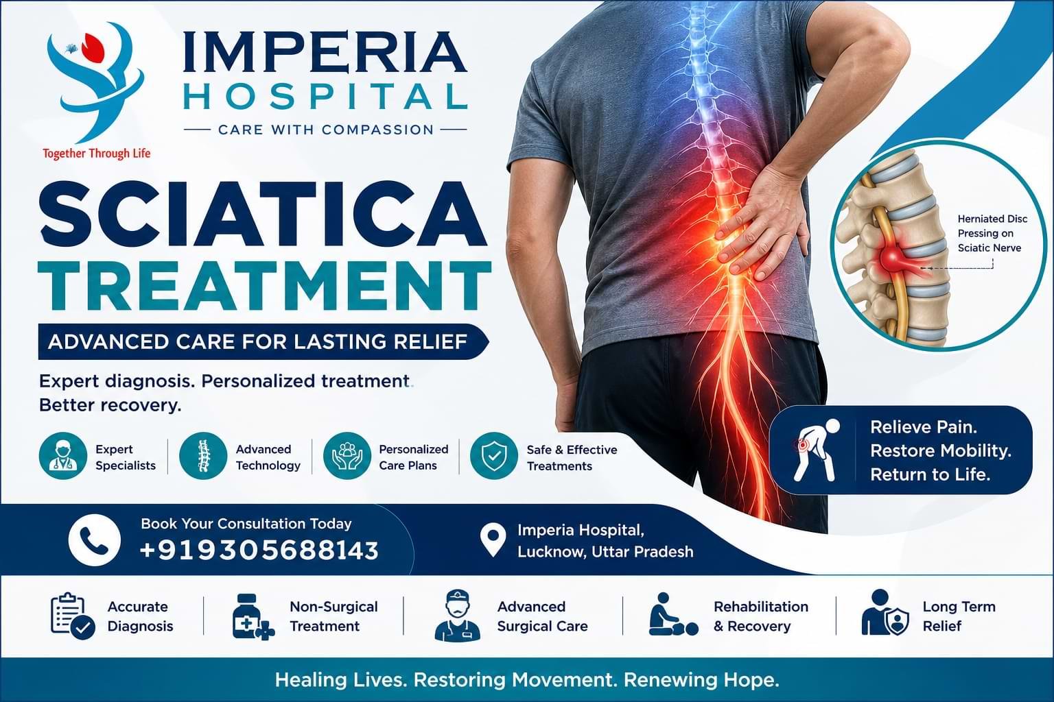 Sciatica Pain Treatment in Lucknow