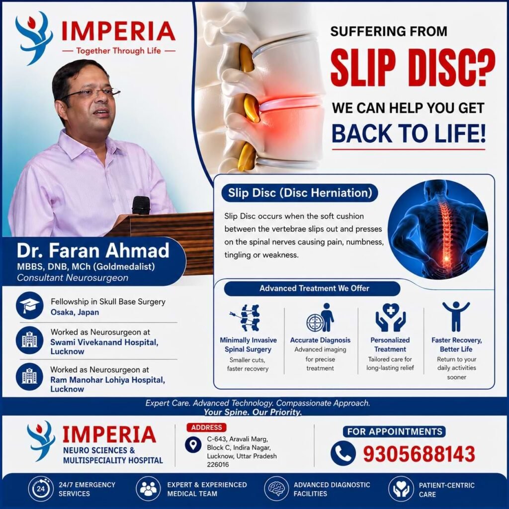 best slip disc treatment in lucknow